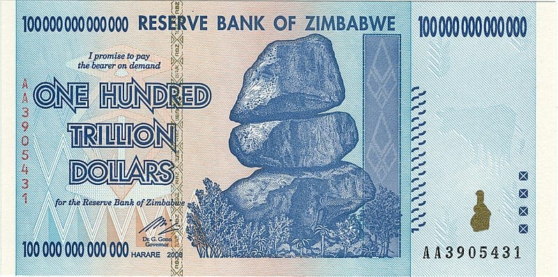 89.7 Sextillion Percent: Zimbabwe and Inflation