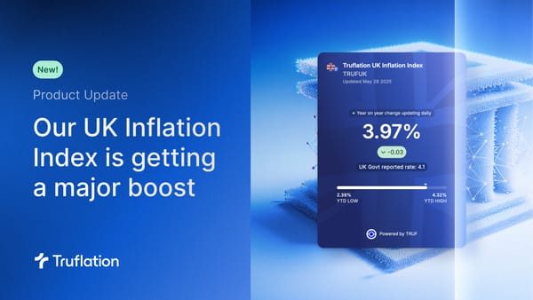 Truflation Index - UK Product Update - May 2025